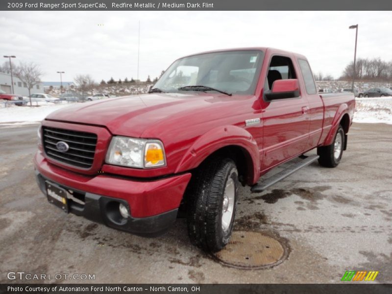 Redfire Metallic / Medium Dark Flint 2009 Ford Ranger Sport SuperCab