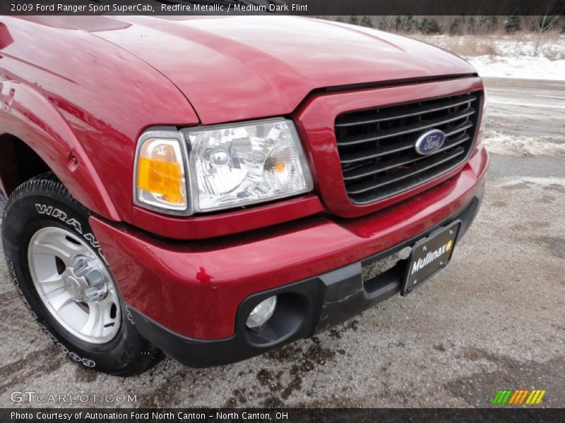 Redfire Metallic / Medium Dark Flint 2009 Ford Ranger Sport SuperCab