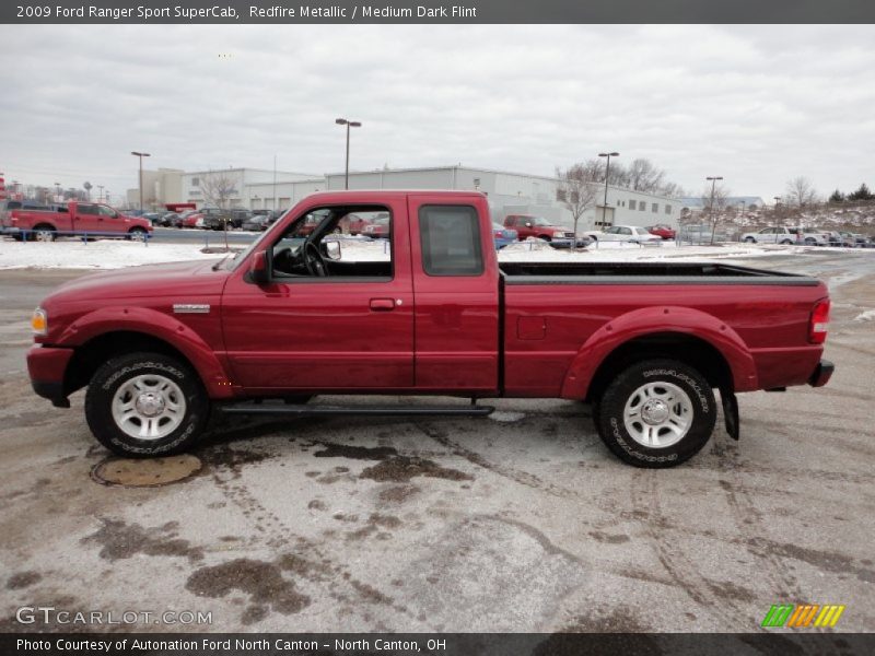  2009 Ranger Sport SuperCab Redfire Metallic