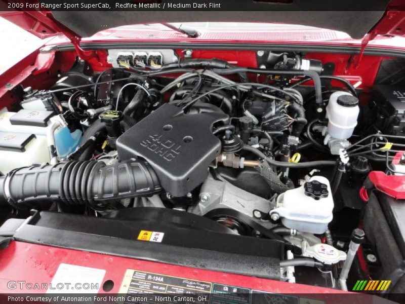  2009 Ranger Sport SuperCab Engine - 4.0 Liter SOHC 12-Valve V6