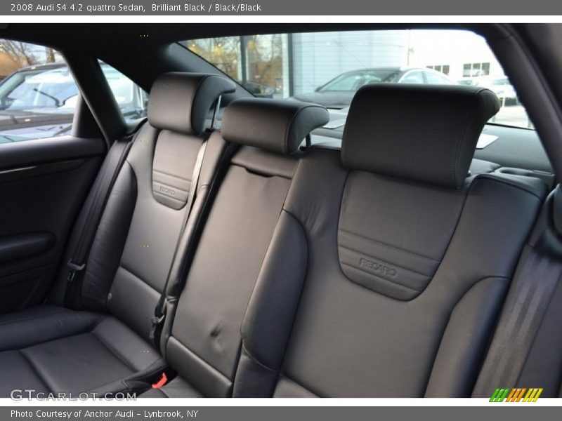 Brilliant Black / Black/Black 2008 Audi S4 4.2 quattro Sedan