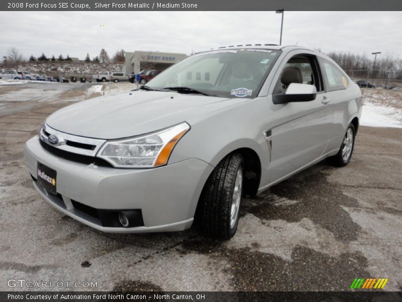 Silver Frost Metallic / Medium Stone 2008 Ford Focus SES Coupe