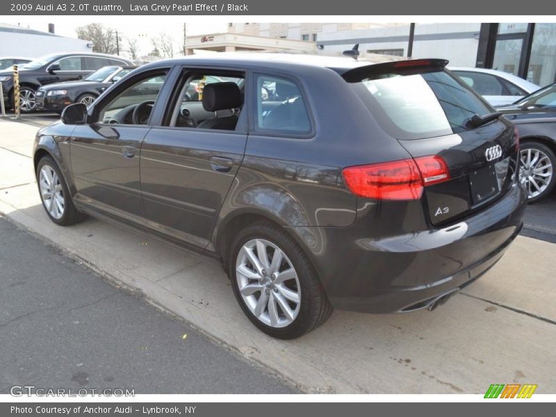 Lava Grey Pearl Effect / Black 2009 Audi A3 2.0T quattro
