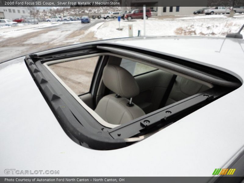 Silver Frost Metallic / Medium Stone 2008 Ford Focus SES Coupe