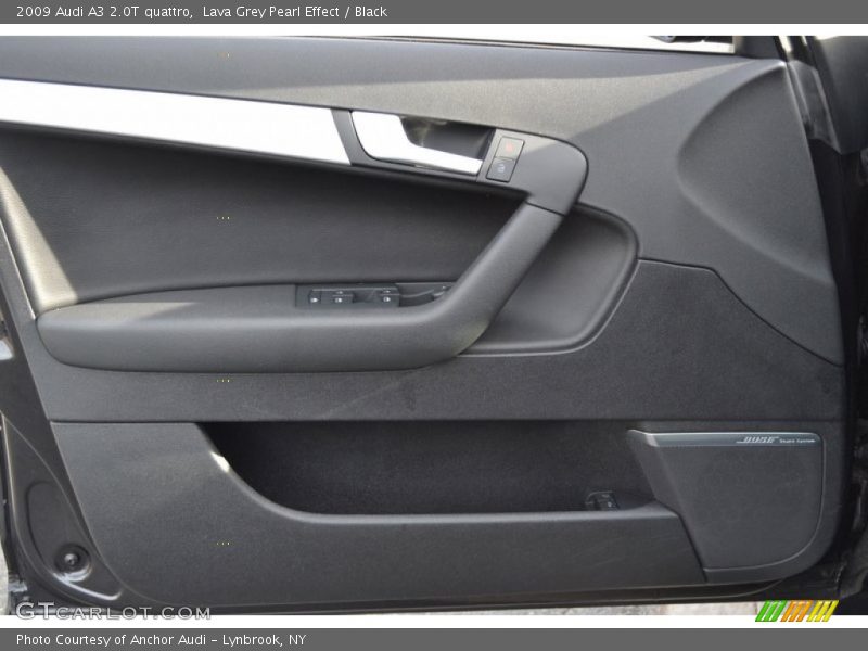 Lava Grey Pearl Effect / Black 2009 Audi A3 2.0T quattro