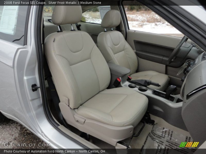 Silver Frost Metallic / Medium Stone 2008 Ford Focus SES Coupe