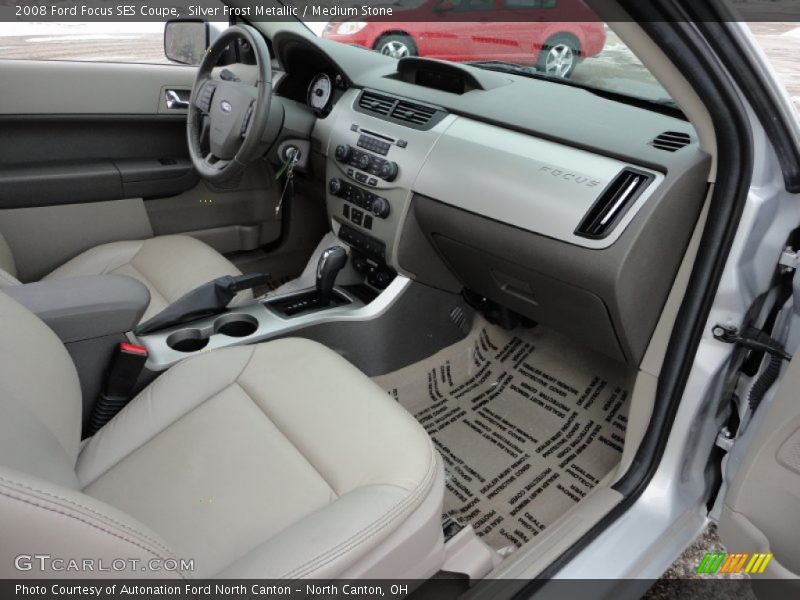 Silver Frost Metallic / Medium Stone 2008 Ford Focus SES Coupe