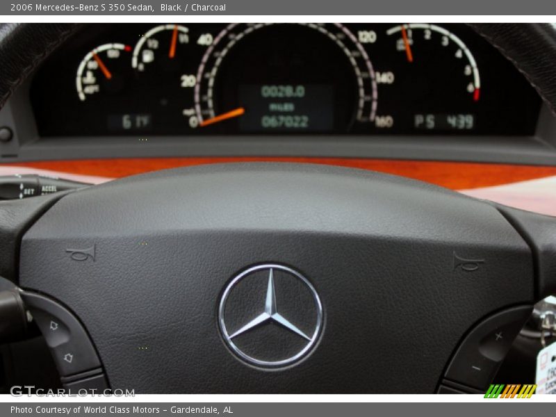 Black / Charcoal 2006 Mercedes-Benz S 350 Sedan