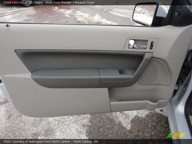 Silver Frost Metallic / Medium Stone 2008 Ford Focus SES Coupe