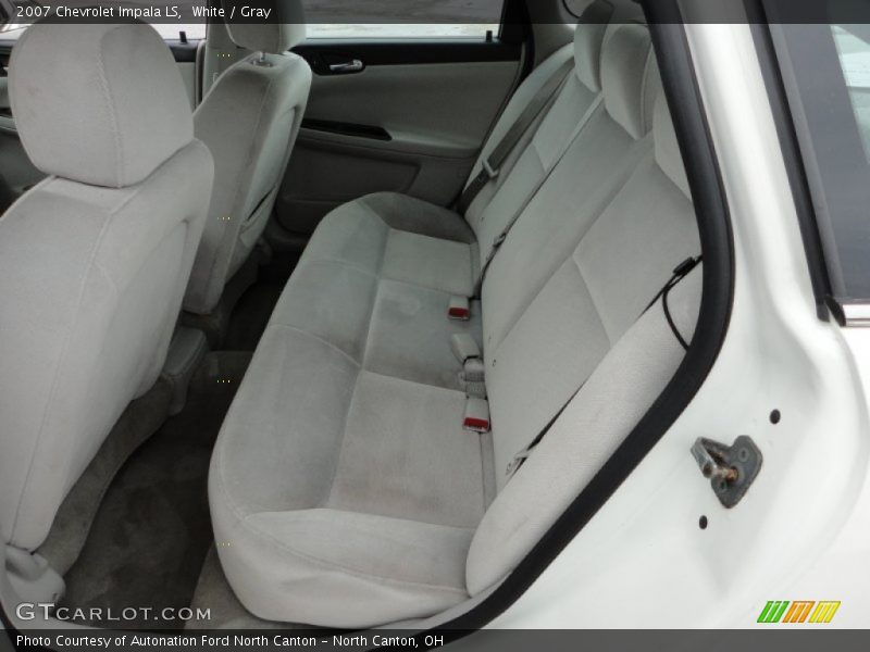 White / Gray 2007 Chevrolet Impala LS