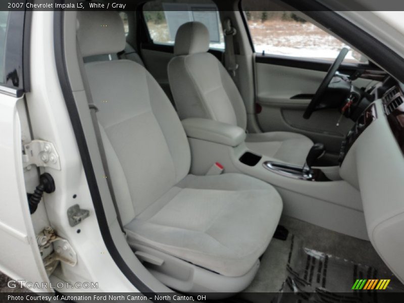 White / Gray 2007 Chevrolet Impala LS
