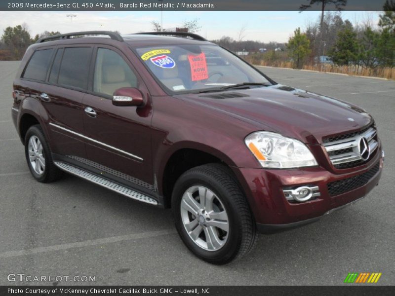 Barolo Red Metallic / Macadamia 2008 Mercedes-Benz GL 450 4Matic