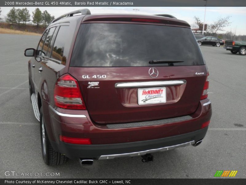 Barolo Red Metallic / Macadamia 2008 Mercedes-Benz GL 450 4Matic