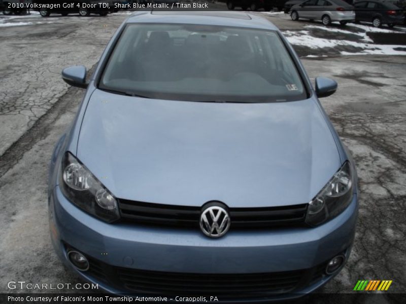 Shark Blue Metallic / Titan Black 2010 Volkswagen Golf 4 Door TDI