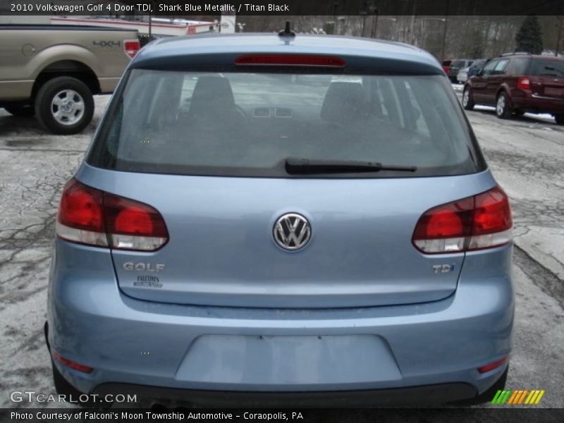 Shark Blue Metallic / Titan Black 2010 Volkswagen Golf 4 Door TDI
