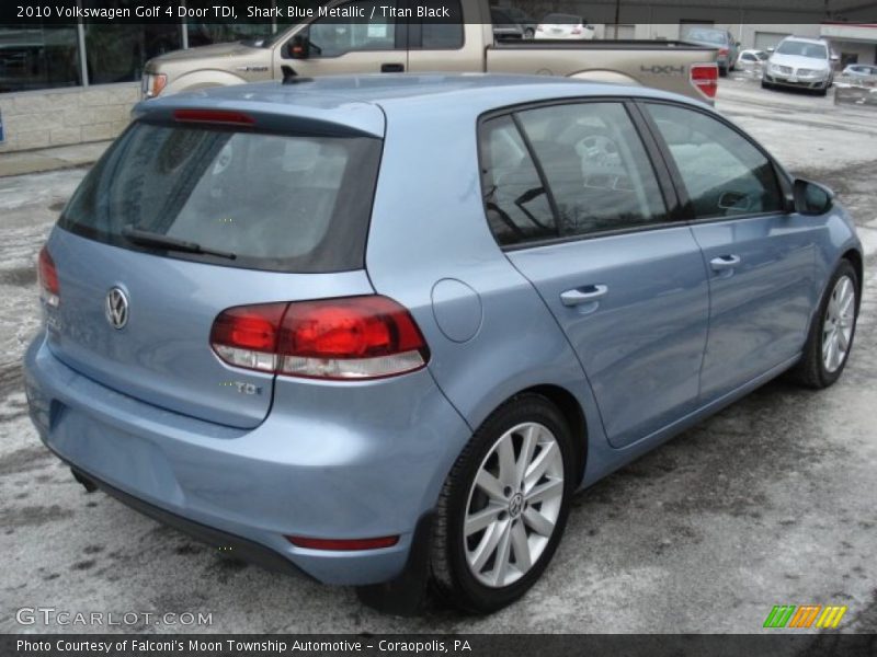 Shark Blue Metallic / Titan Black 2010 Volkswagen Golf 4 Door TDI