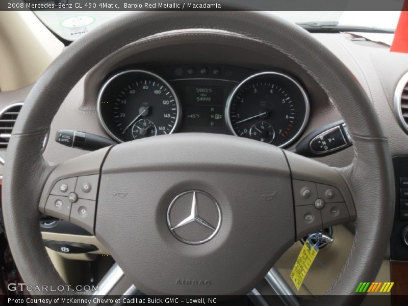 Barolo Red Metallic / Macadamia 2008 Mercedes-Benz GL 450 4Matic