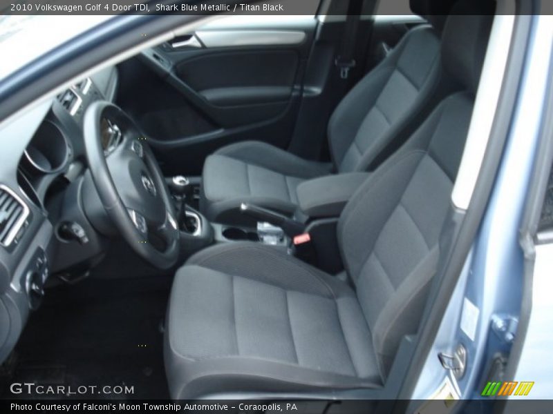 Shark Blue Metallic / Titan Black 2010 Volkswagen Golf 4 Door TDI