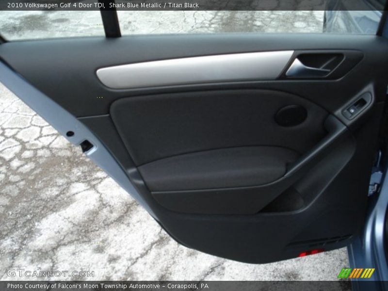 Shark Blue Metallic / Titan Black 2010 Volkswagen Golf 4 Door TDI