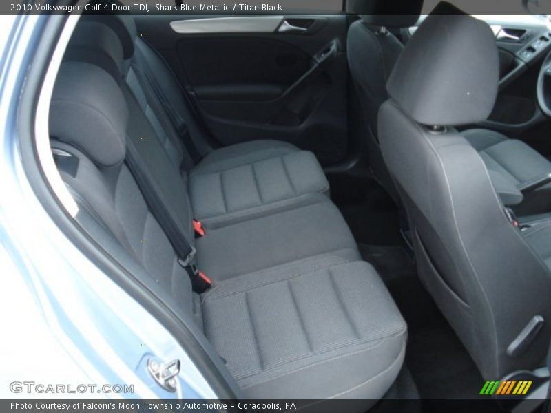Shark Blue Metallic / Titan Black 2010 Volkswagen Golf 4 Door TDI