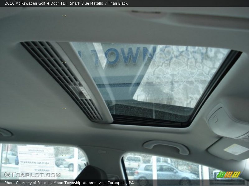 Shark Blue Metallic / Titan Black 2010 Volkswagen Golf 4 Door TDI