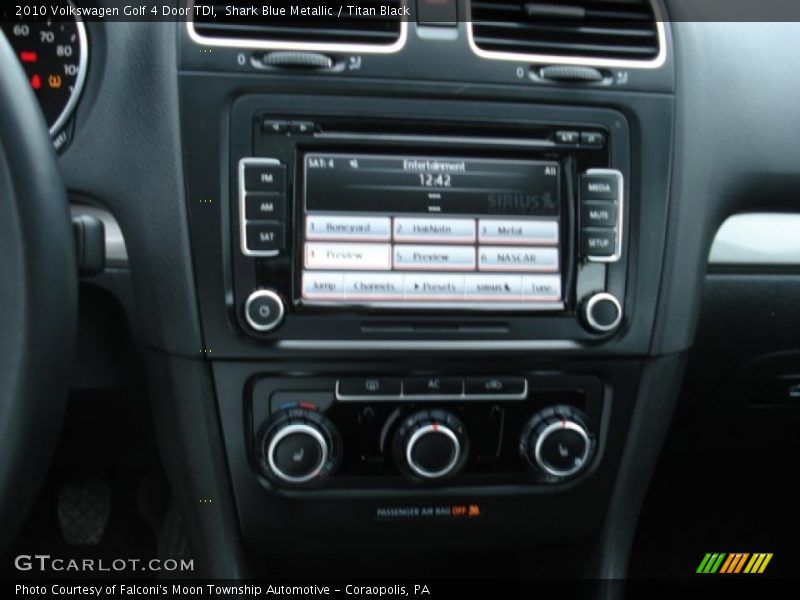 Shark Blue Metallic / Titan Black 2010 Volkswagen Golf 4 Door TDI