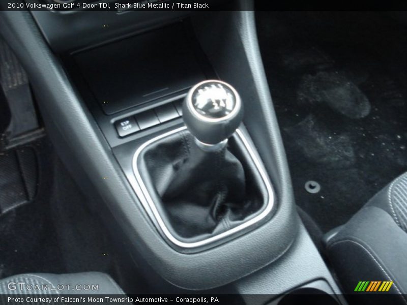 Shark Blue Metallic / Titan Black 2010 Volkswagen Golf 4 Door TDI