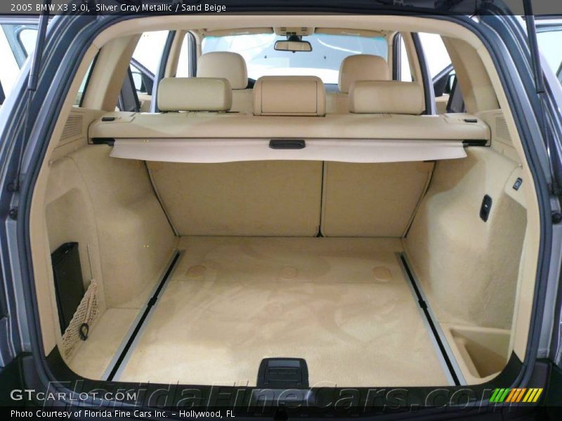 Silver Gray Metallic / Sand Beige 2005 BMW X3 3.0i