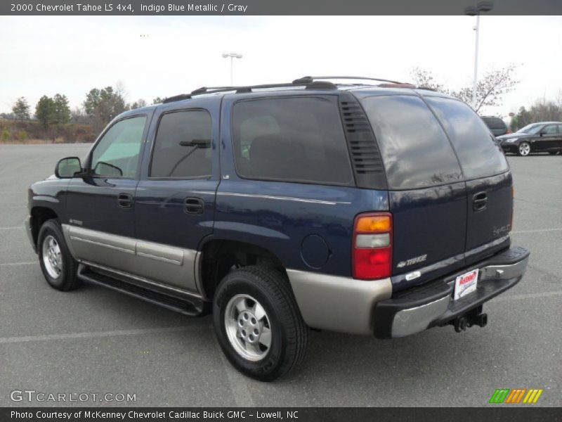 Indigo Blue Metallic / Gray 2000 Chevrolet Tahoe LS 4x4