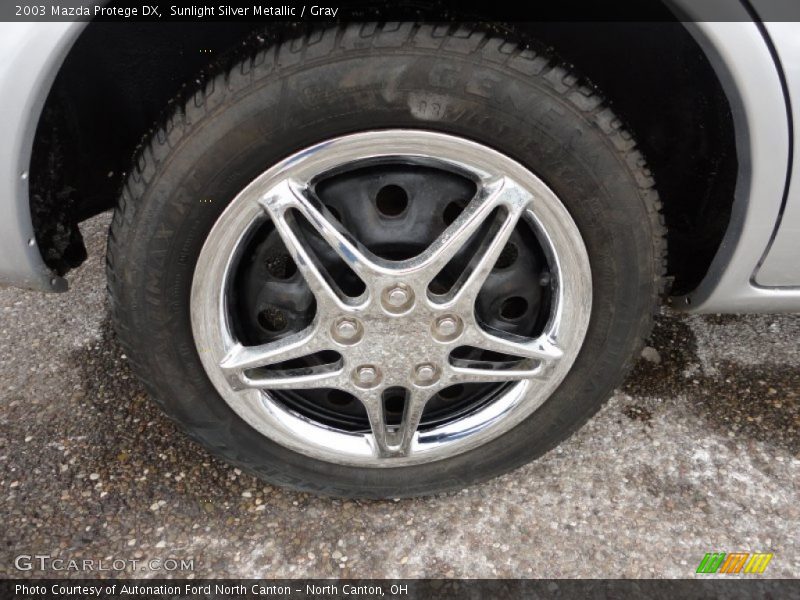 Sunlight Silver Metallic / Gray 2003 Mazda Protege DX