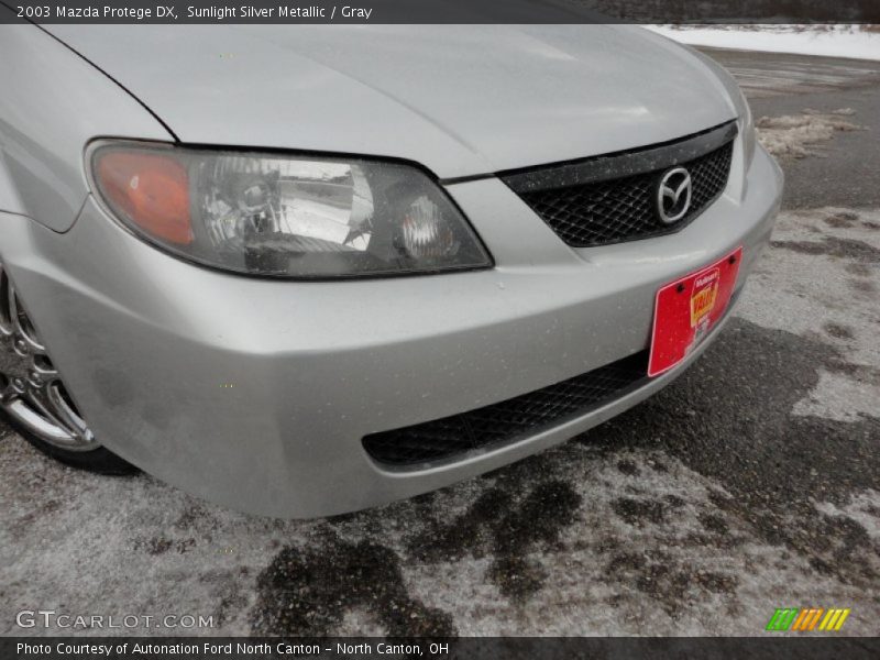 Sunlight Silver Metallic / Gray 2003 Mazda Protege DX