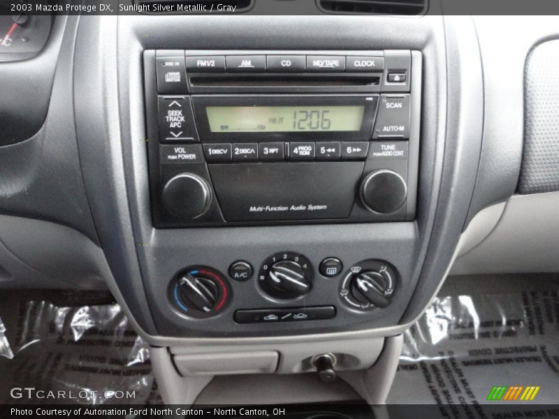 Sunlight Silver Metallic / Gray 2003 Mazda Protege DX