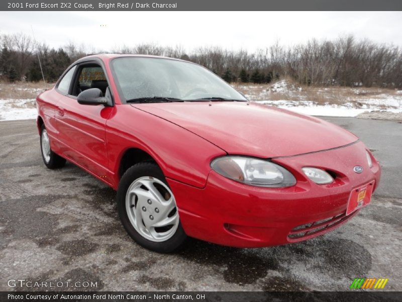 Bright Red / Dark Charcoal 2001 Ford Escort ZX2 Coupe