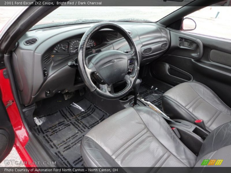 Dark Charcoal Interior - 2001 Escort ZX2 Coupe 