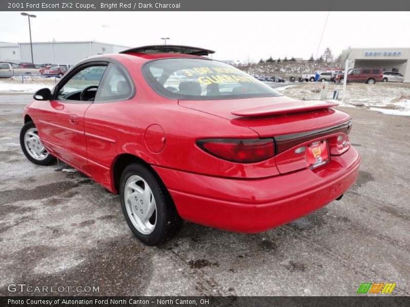 Bright Red / Dark Charcoal 2001 Ford Escort ZX2 Coupe
