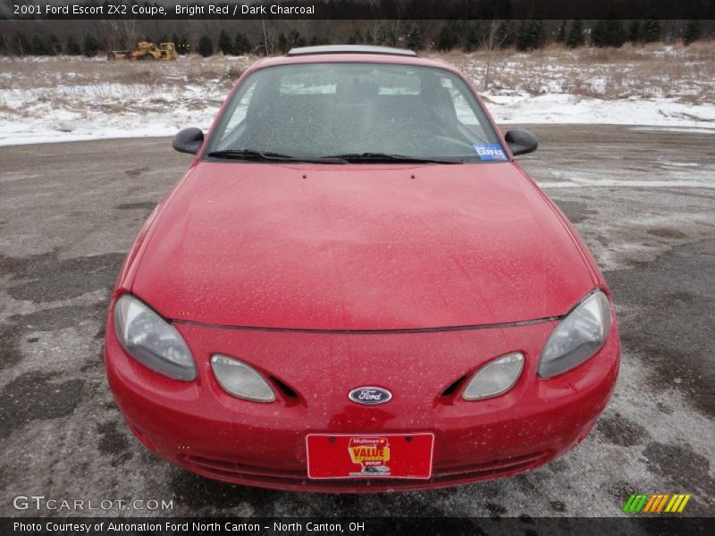 Bright Red / Dark Charcoal 2001 Ford Escort ZX2 Coupe