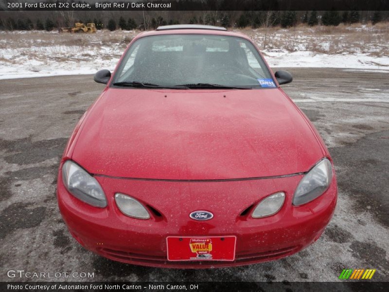 Bright Red / Dark Charcoal 2001 Ford Escort ZX2 Coupe