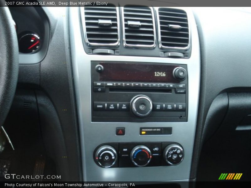 Deep Blue Metallic / Ebony 2007 GMC Acadia SLE AWD