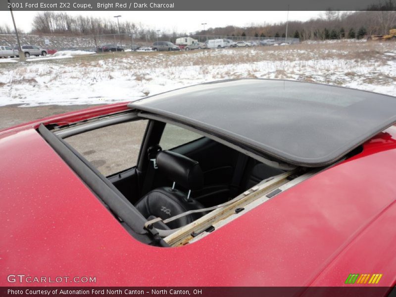 Sunroof of 2001 Escort ZX2 Coupe