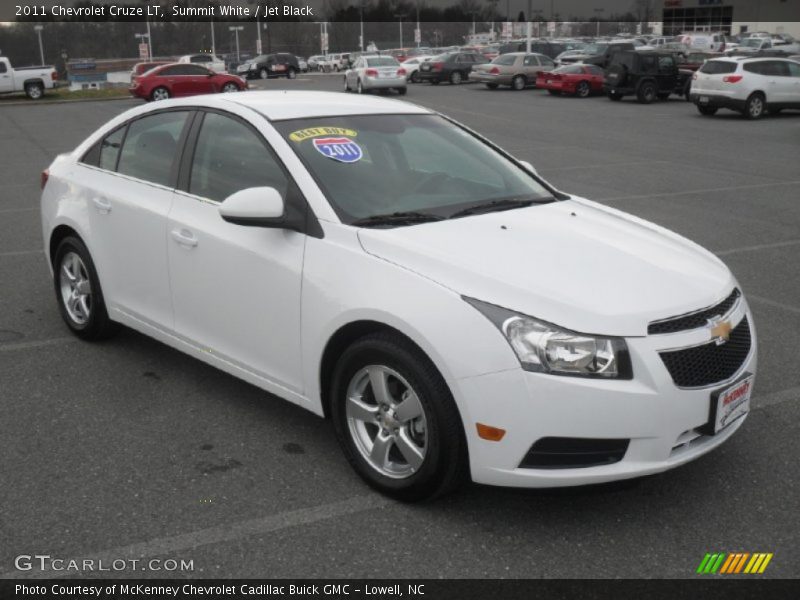 Summit White / Jet Black 2011 Chevrolet Cruze LT
