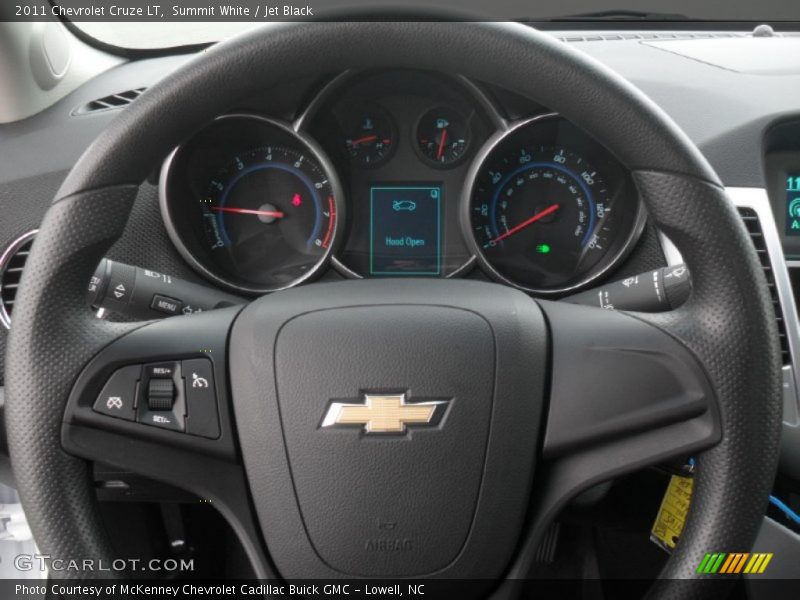Summit White / Jet Black 2011 Chevrolet Cruze LT
