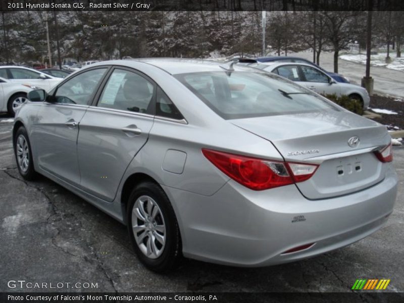 Radiant Silver / Gray 2011 Hyundai Sonata GLS