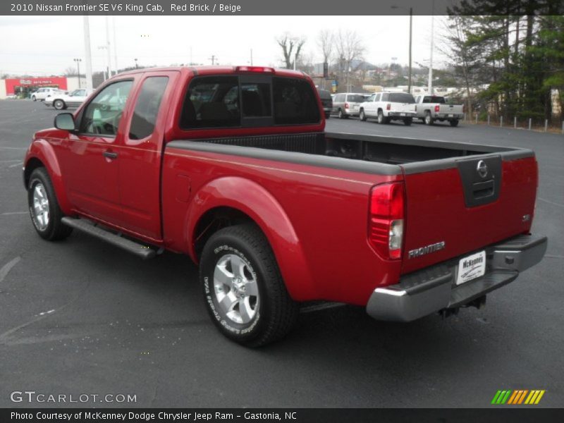 Red Brick / Beige 2010 Nissan Frontier SE V6 King Cab