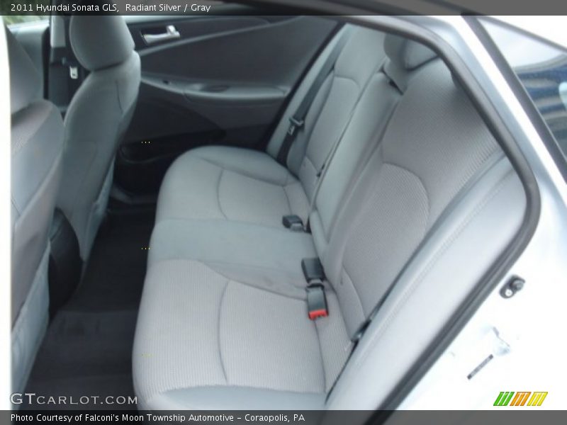 Radiant Silver / Gray 2011 Hyundai Sonata GLS