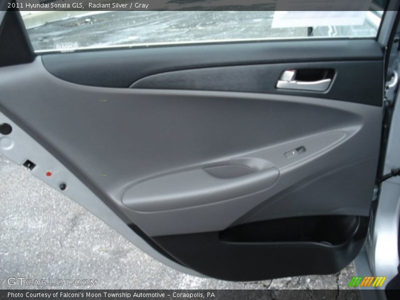 Radiant Silver / Gray 2011 Hyundai Sonata GLS
