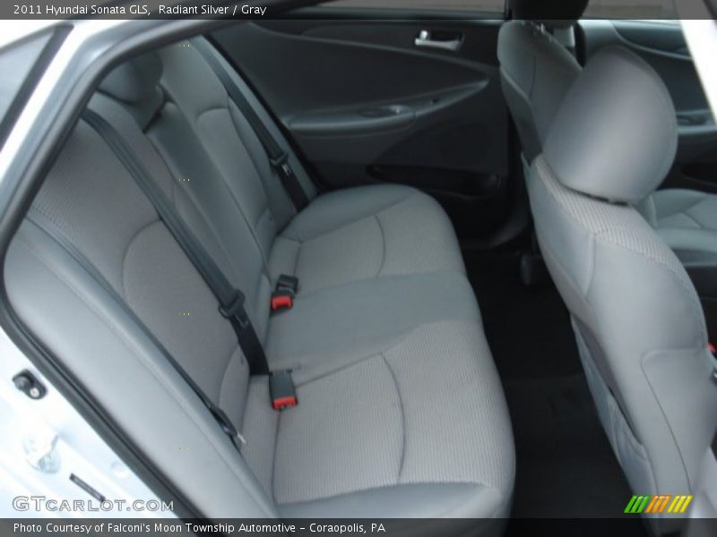 Radiant Silver / Gray 2011 Hyundai Sonata GLS