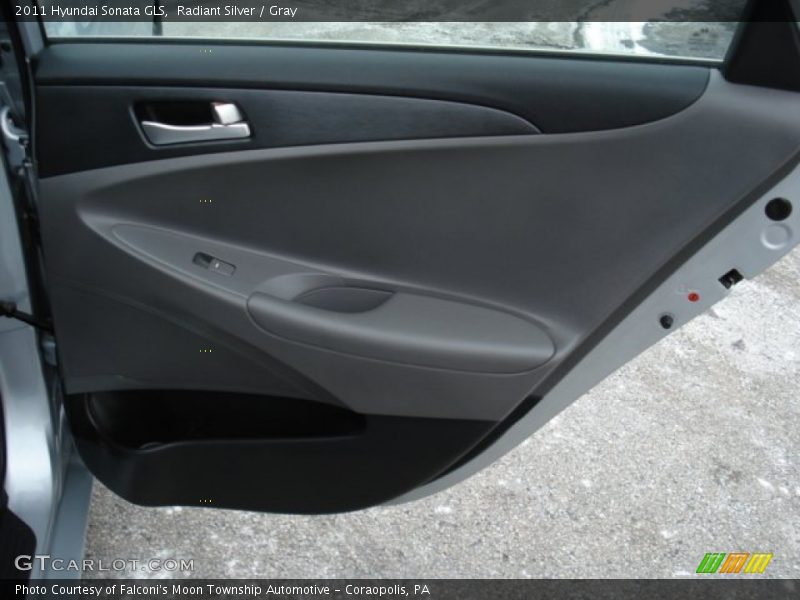 Radiant Silver / Gray 2011 Hyundai Sonata GLS