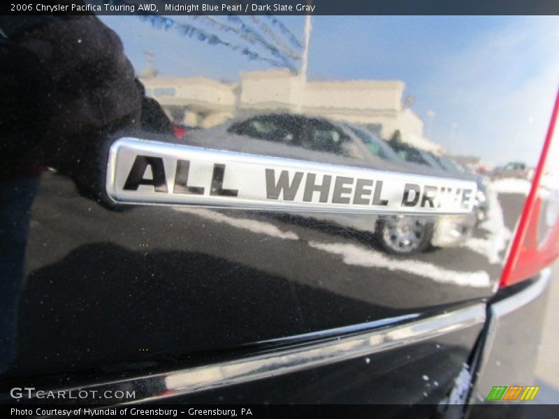 Midnight Blue Pearl / Dark Slate Gray 2006 Chrysler Pacifica Touring AWD