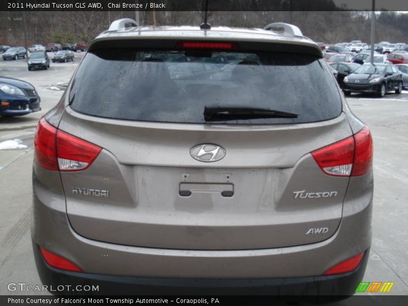 Chai Bronze / Black 2011 Hyundai Tucson GLS AWD