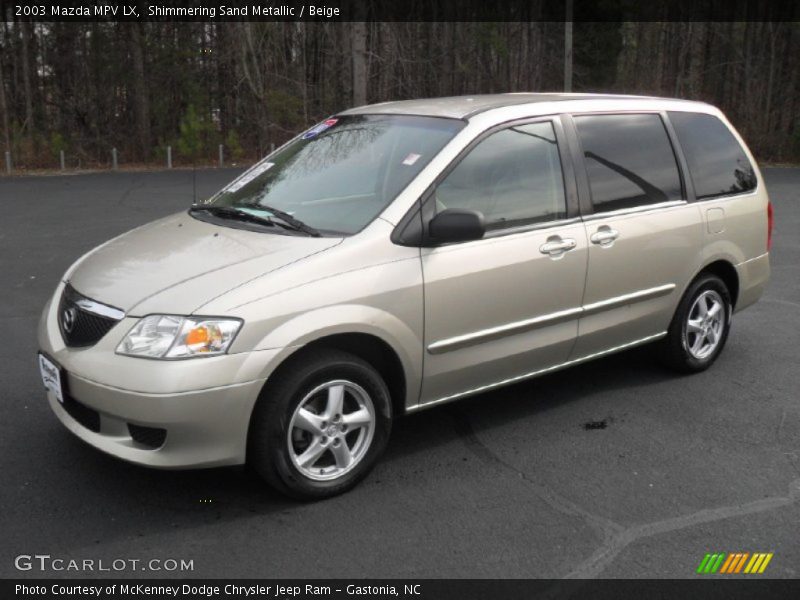 Shimmering Sand Metallic / Beige 2003 Mazda MPV LX